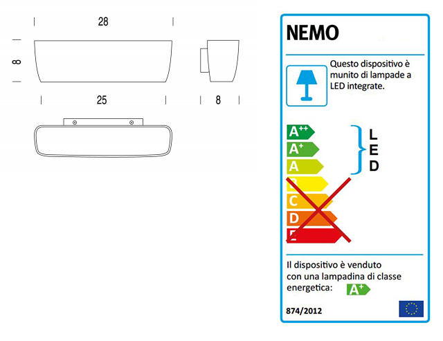 Nemo Lighting Flaca LED