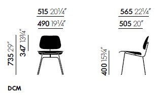 vitra plywood dcm sizes
