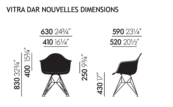 Vitra DAR Nuove dimensioni