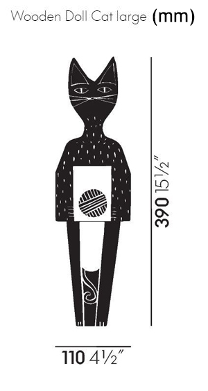 Vitra Wooden Dolls Cat & Dog