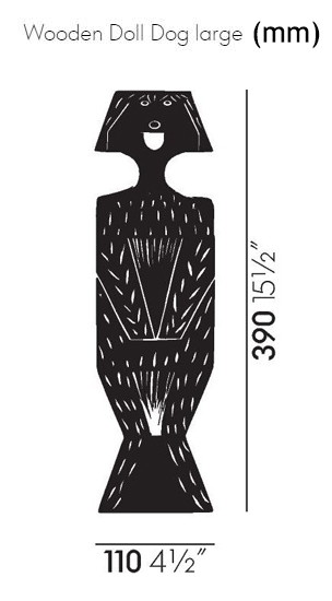 Vitra Wooden Dolls Cat & Dog