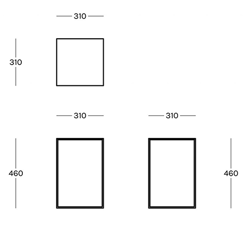 Zeus Slim Irony Low Table