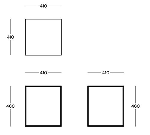 Zeus Slim Irony Low Table